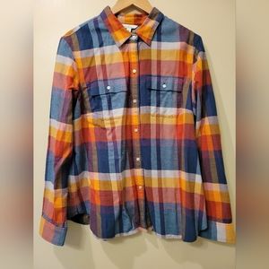 NWOT L.L. Bean Signature Lightweight Plaid Flannel - XL